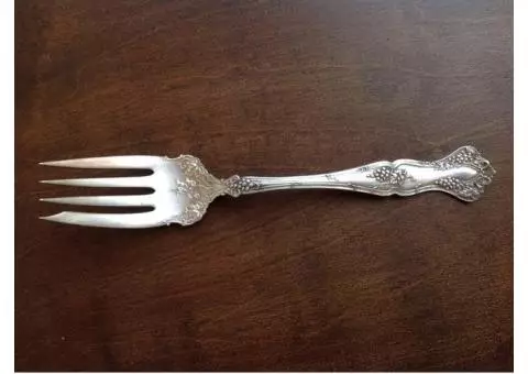 1847 Rogers Bros A1 Vintage Silver Serving Fork